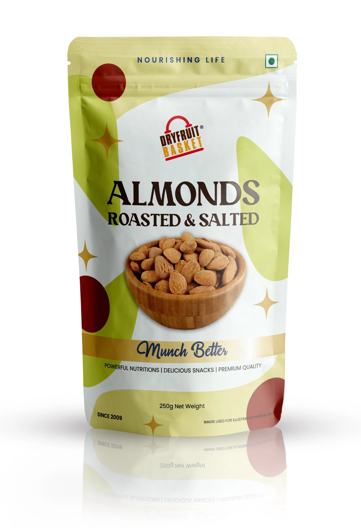 Almonds roasted 100gr