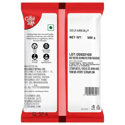 GoodLife Almonds 500 g - Image 3