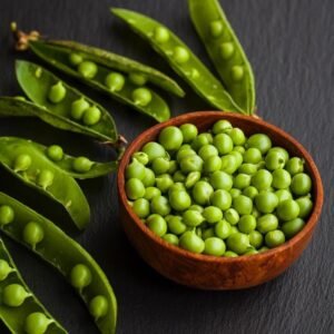 Raw Fresh Peas Green, 500 gr