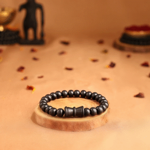 Kalinga Mala (Karungali Malai) Damru Bracelet with_Pack of 2